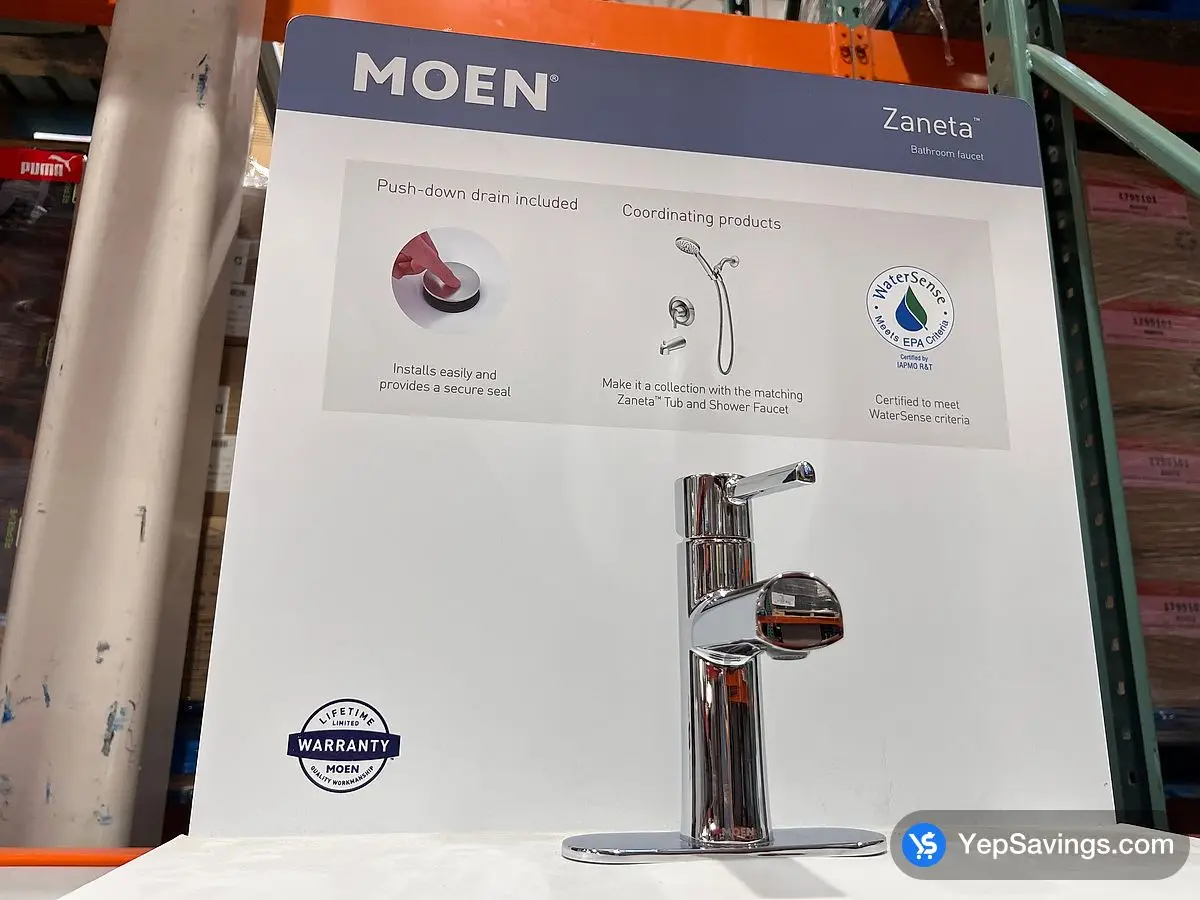 Costco MOEN BATHROOM FAUCET ZANETA Optional - Canada (ITM 1617292)