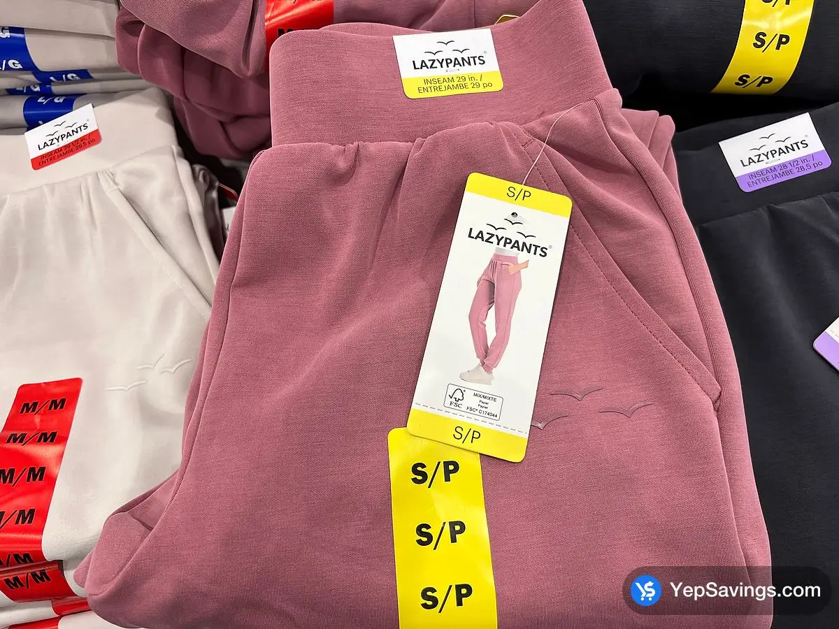 Costco LAZYPANTS SUEDED JOGGER + LADIES SIZES XS - XL - Canada (ITM 4531000)