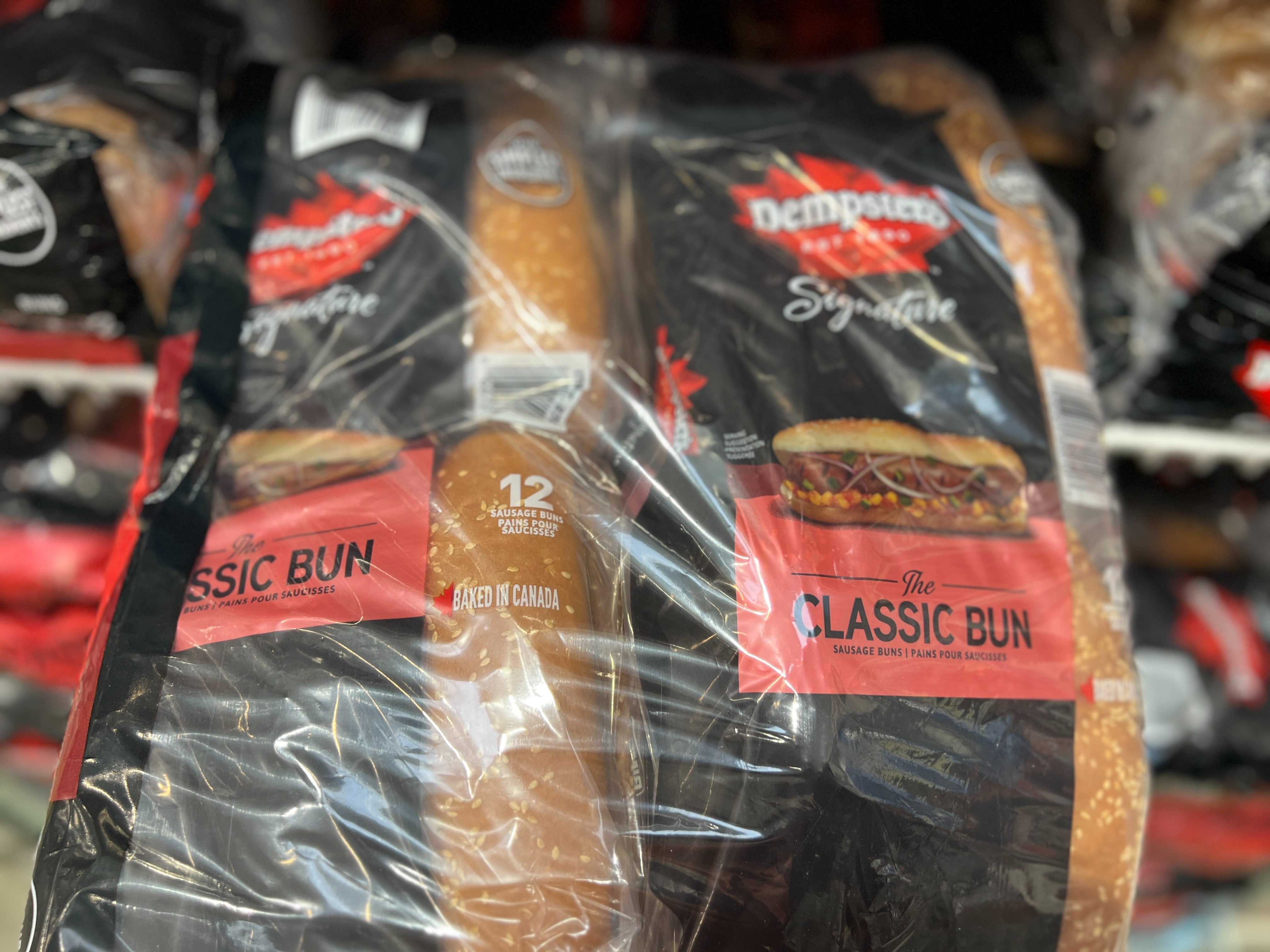 DEMPSTER'S DELUXE HOT DOG BUNS 2 packs of 12 ITM 3539 at Costco