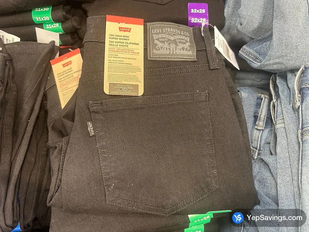 LEVIS 720 SKINNY JEAN LADIES SIZES 27 32 at Costco 0 1