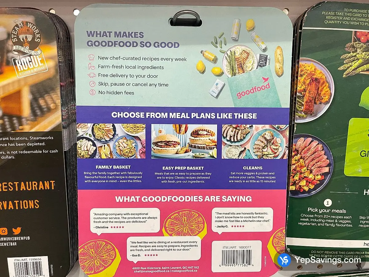 Costco GOODFOOD GIFT CARD 1 x $100 - Canada (ITM 1693077)