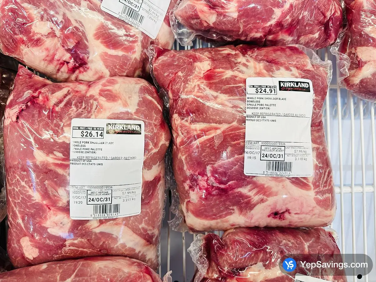Costco WHOLE PORK SHOULDER BLADE BONELESS - Canada (ITM 19539)