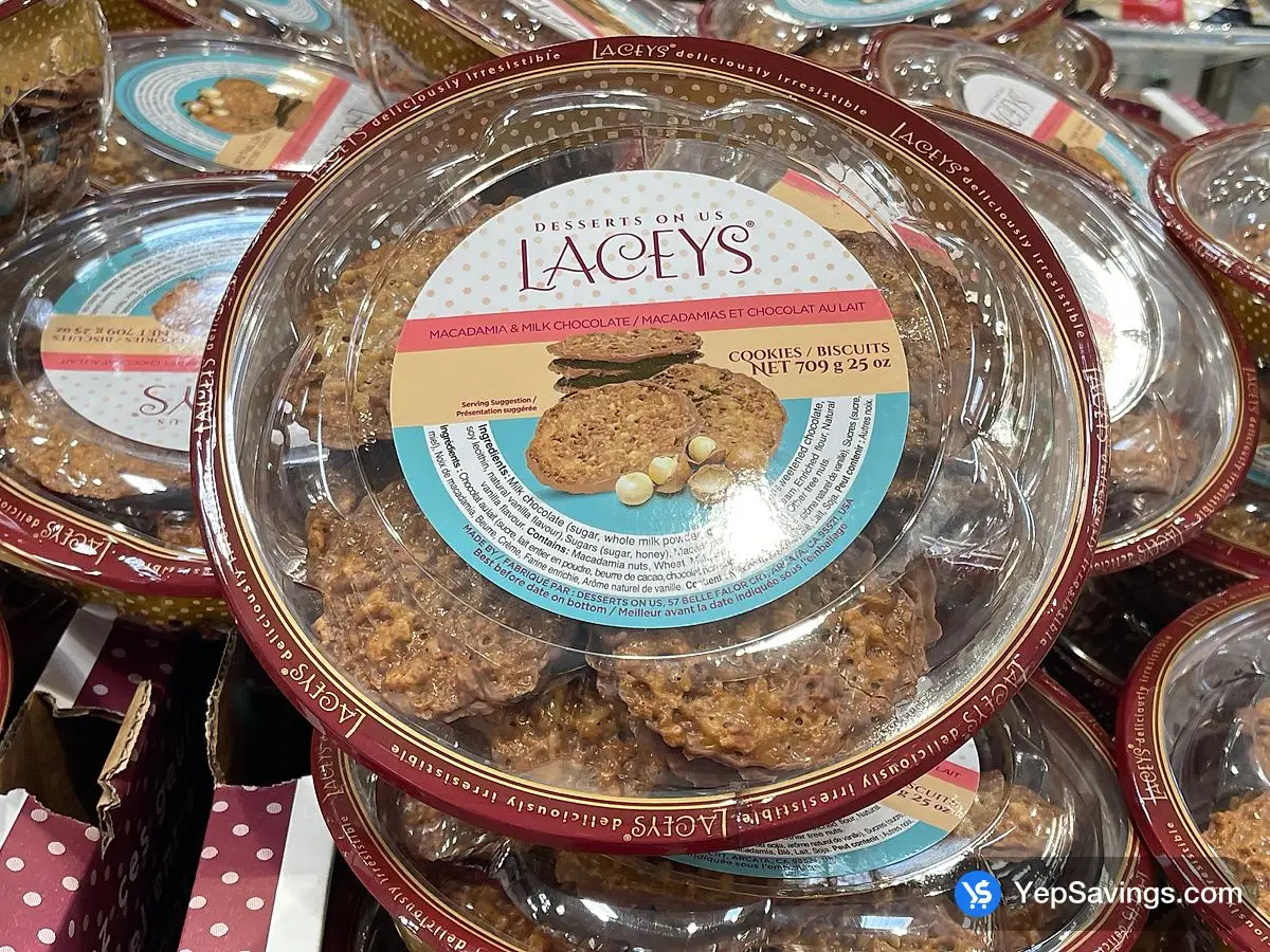 LACEY'S COOKIES MILK CHOCOLATE AND MACADAMIA NUT 709 g - Costco Canada