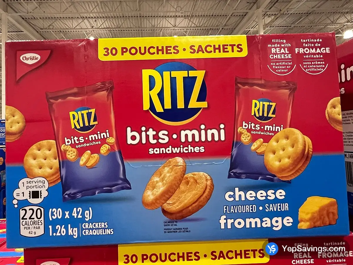 CHRISTIE RITZ BITS WITH CHEESE 30 X 42 g ITM 1301967 at Costco