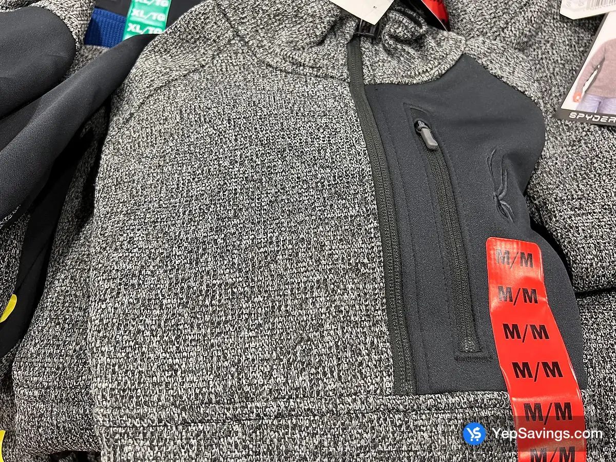 SPYDER HALF ZIP SWEATER +MENS SIZES S-XXL ITM 1629446 at Costco