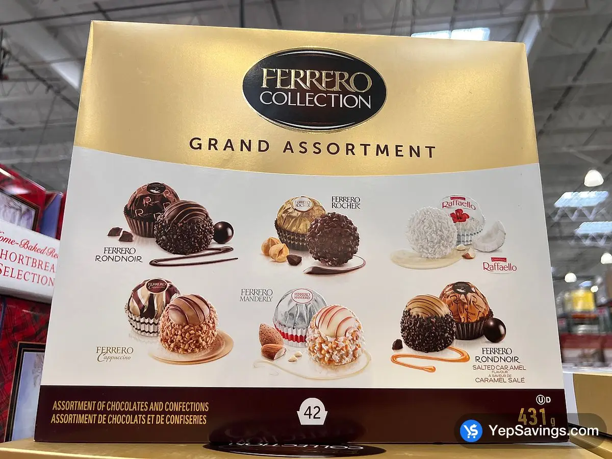 Costco FERRERO GRAND COLLECTION 431 g - Canada (ITM 1749659)