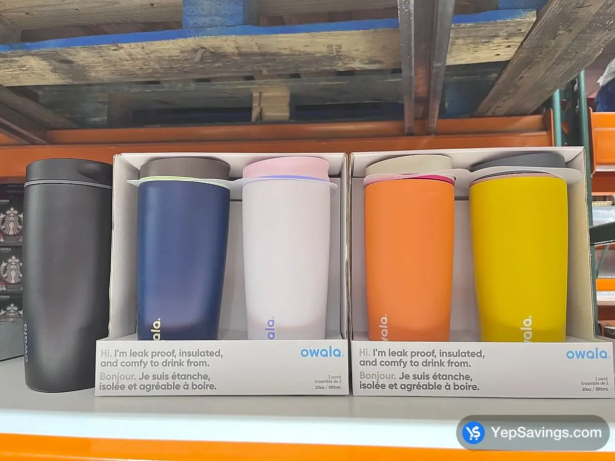 Costco OWALA TRAVEL MUG PACK OF 2 - Canada (ITM 1429409)