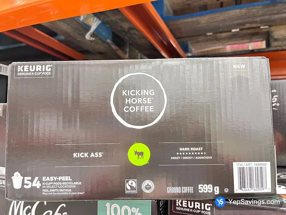 Costco KICKING HORSE KICK ASS DARK ROAST PACK OF 54 K - CUPS - Canada (ITM 1899956)