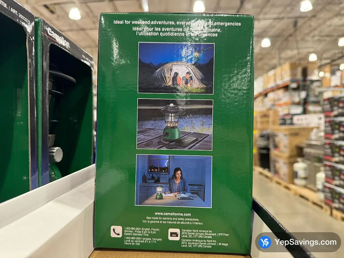 Costco CAMELION RECHARGEABLE RETRO LED LANTERN GREEN - Canada (ITM 2023276)