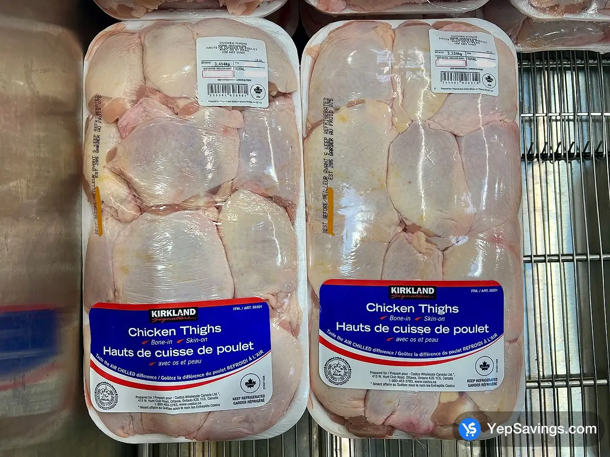 Chicken Thighs ( Bone - In )   ITM 55501 at Costco