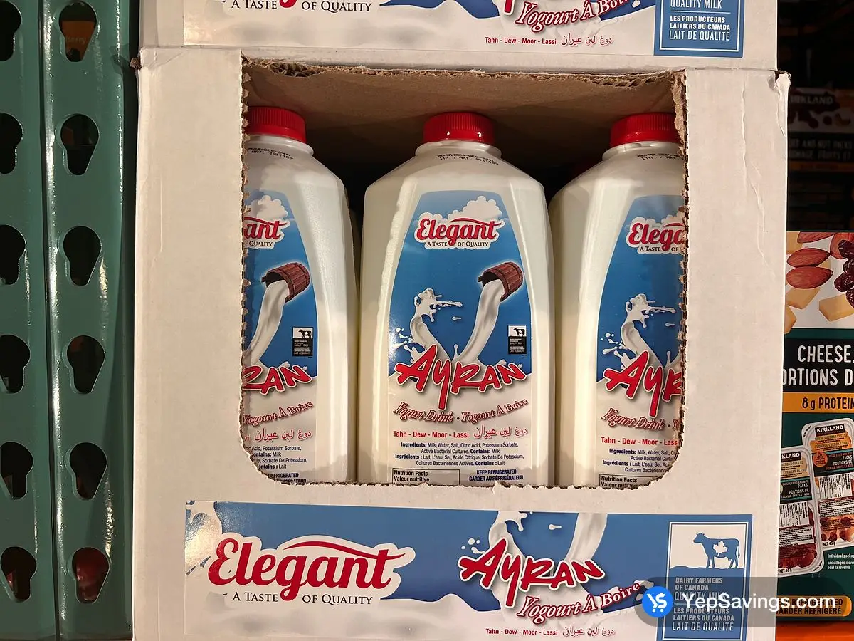 Costco ELEGANT AYRAN YOGURT DRINK 1.89 L - Canada (ITM 1917189)