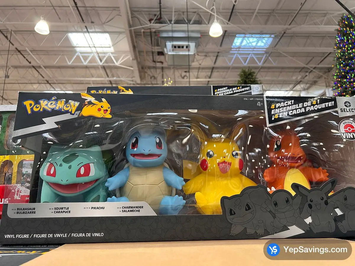 Costco POKEMON 8 - INCH VINYL FIGURES 4 PACK - Canada (ITM 1785020)