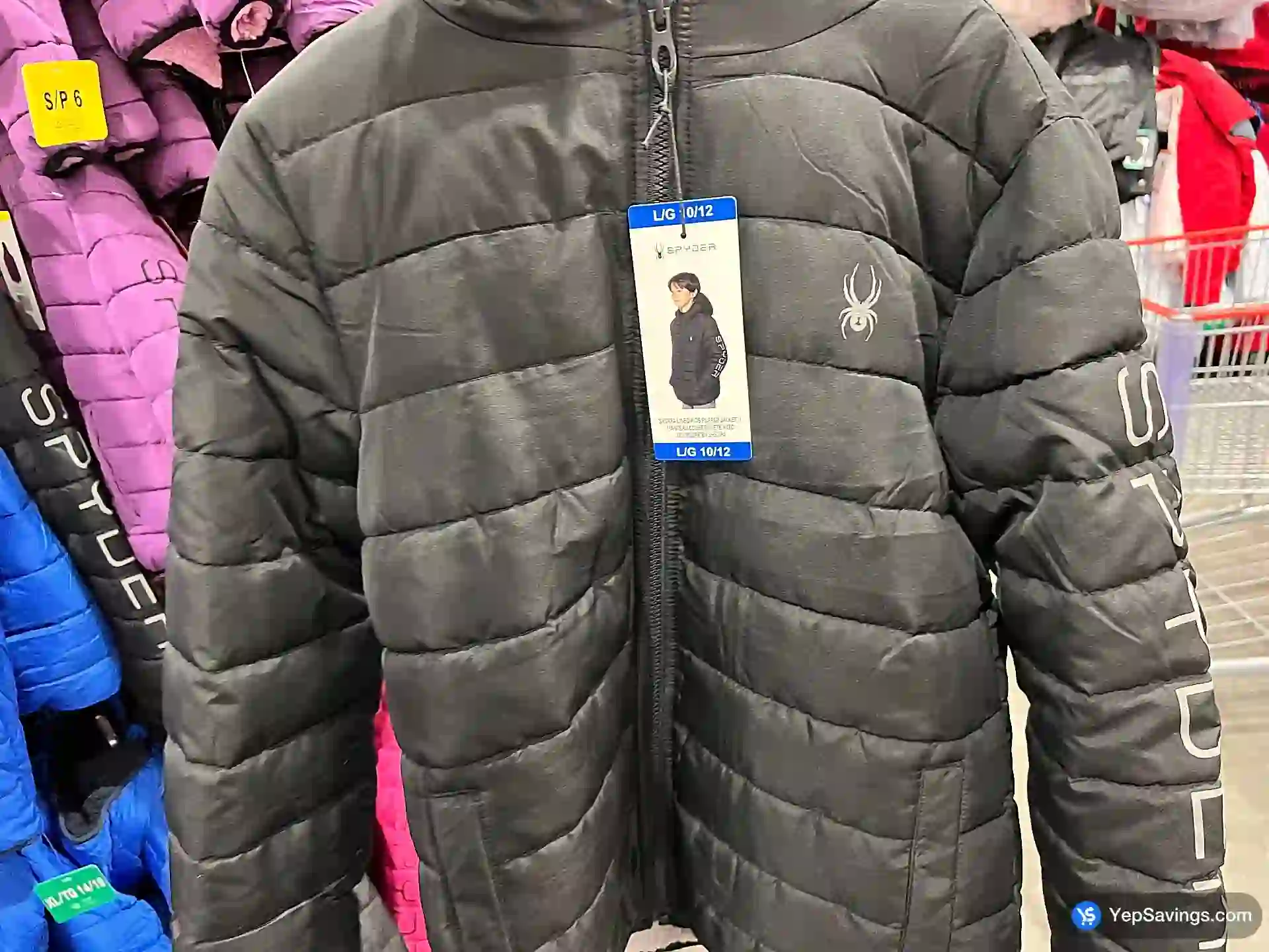 Costco SPYDER SHERPA LINED PUFFER KIDS SIZES S - XL - Canada (ITM 1175656)
