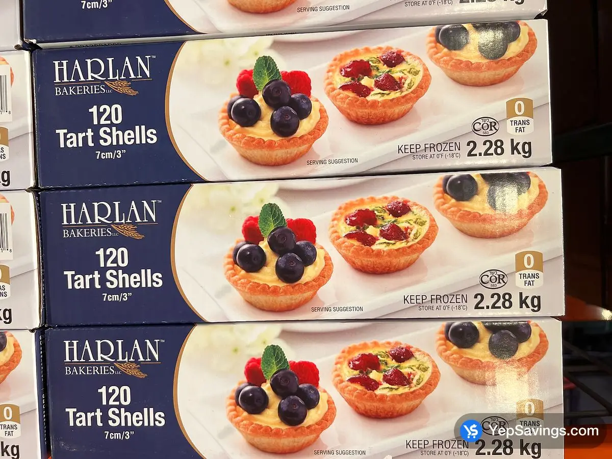 Costco HARLAN BAKERIES 3 " TART SHELLS 120 COUNT - Canada (ITM 198856)