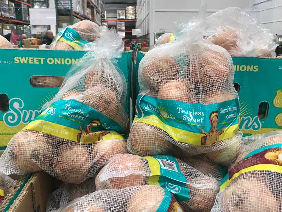 Costco SUNION SWEET ONIONS PRODUCT OF USA NO. 1 GRADE - Canada (ITM 1278646)