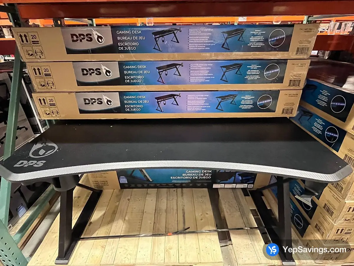 Costco DPS RADIUS GAMING DESK 60 IN BLACK - Canada (ITM 1782772)