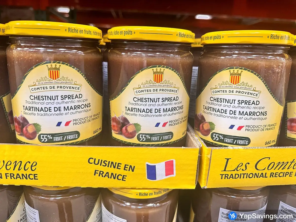Costco LES COMTES DE PROVENCE CHESTNUT SPREAD 660 mL - Canada (ITM 9735500)