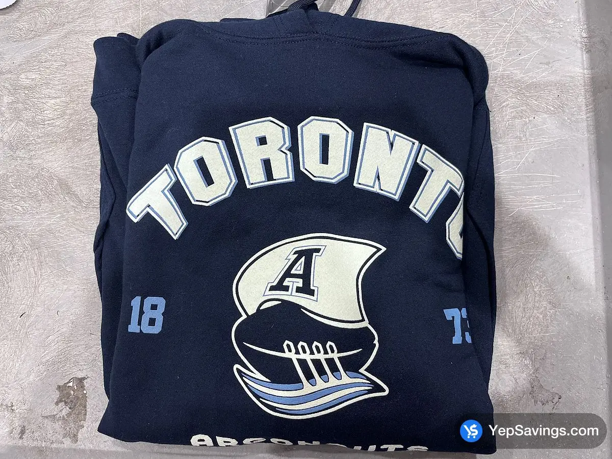 Costco TORONTO ARGONAUTS HOODIE MENS SIZES XL - XXL - Canada (ITM 4381006)