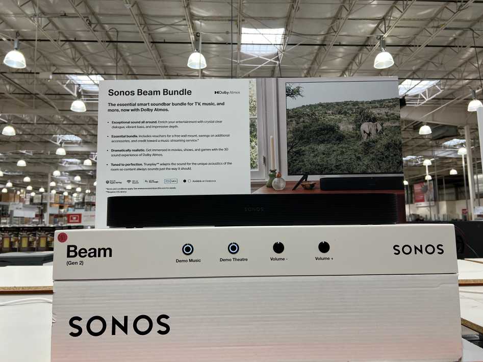 Costco SONOS BEAM SHADOW EDITION - Canada (ITM 1271989)