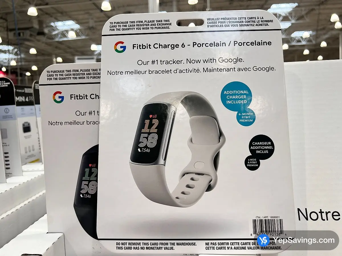 Costco FITBIT CHARGE 6 BLACK - Canada (ITM 1856930)