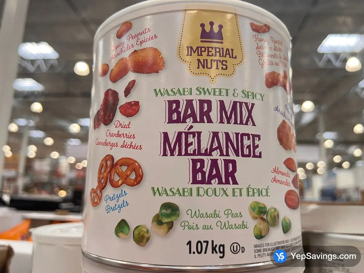 Costco IMPERIAL NUTS WASABI SWEET & SPICY 1.07 kg - Canada (ITM 1801239)