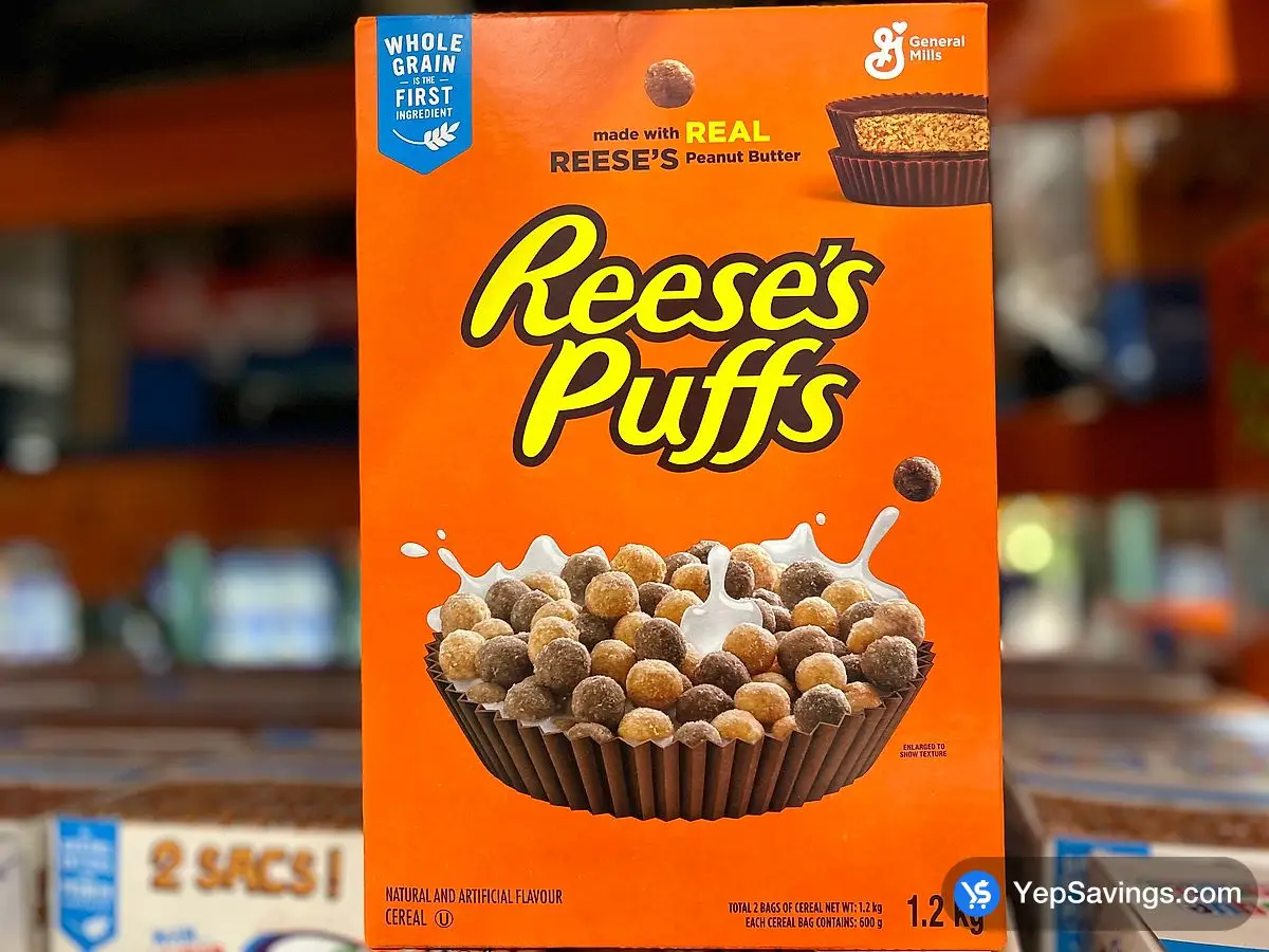 Costco GENERAL MILLS REESE'S PUFFS CEREAL 1.2 kg - Canada (ITM 1858226)