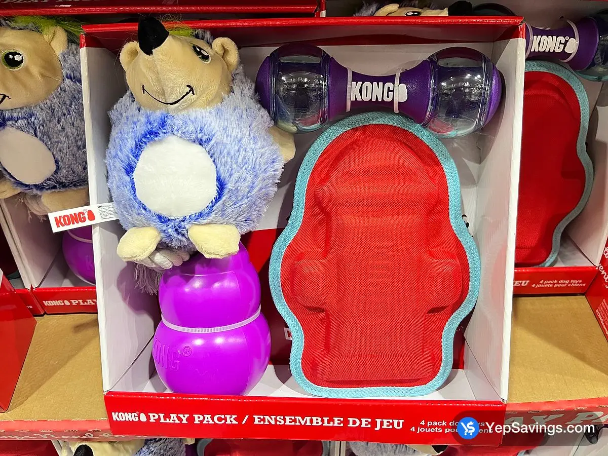 Costco KONG PLAYPACK DOG TOYS PACK OF 4 - Canada (ITM 1872013)