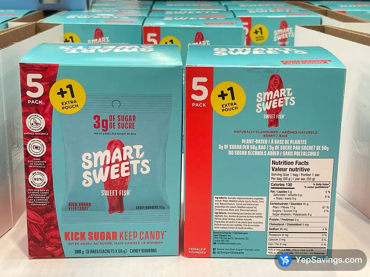 Costco SMART SWEETS SWEET FISH 6 x 50 g - Canada (ITM 3372308)