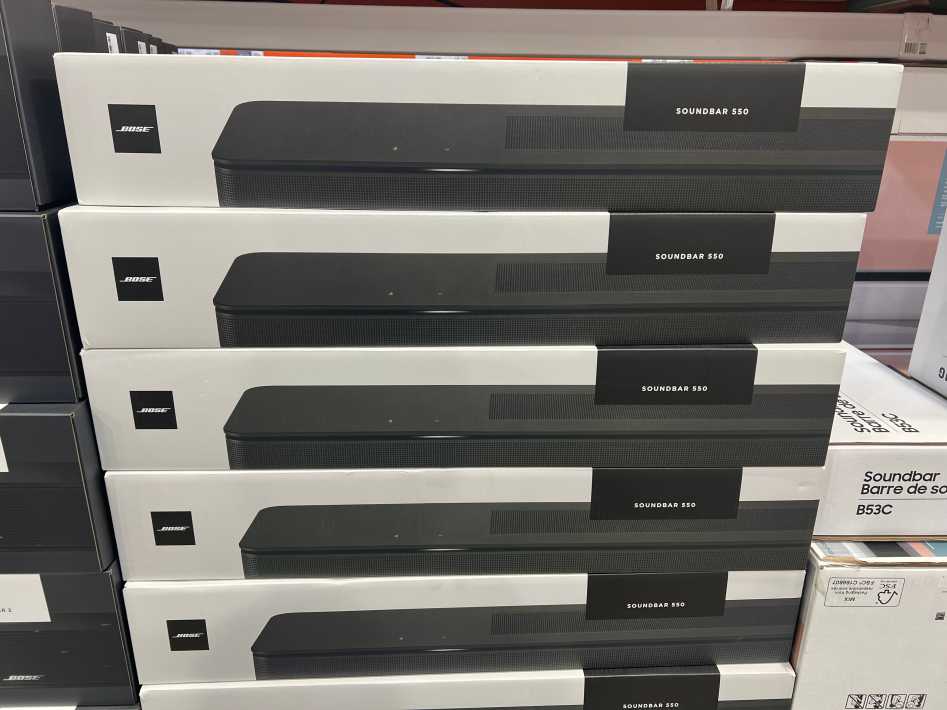 Costco BOSE SOUNDBAR 550 MODEL # 873984-1100 - Canada (ITM 1725853)