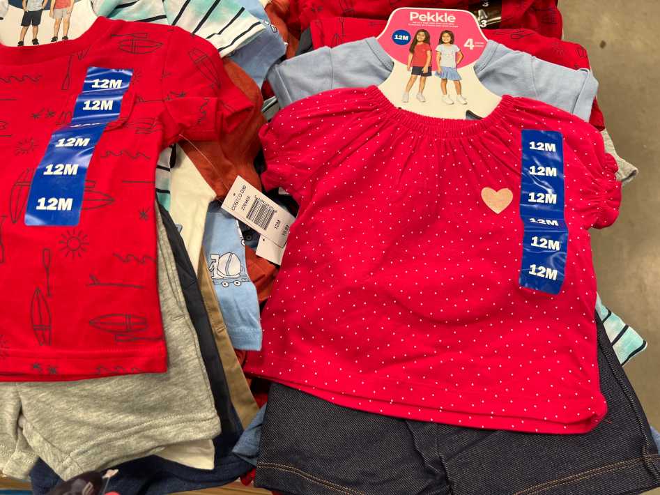 PEKKLE 4PC PLAYWEAR SET 12 TODDLER SIZES 12M - 5 ITM 2763455 at Costco