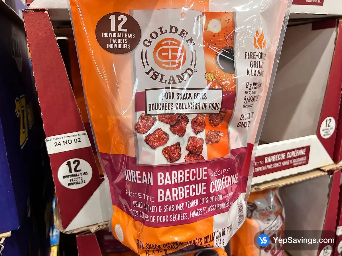 Costco GOLDEN ISLAND KOREAN 12 x 42 g - Canada (ITM 1699199)