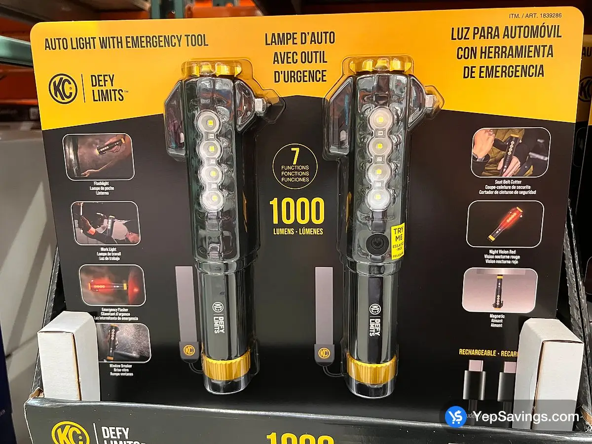 Costco KC 3 - IN - 1 EMERGENCY TOOL PACK OF 2 - Canada (ITM 1839286)