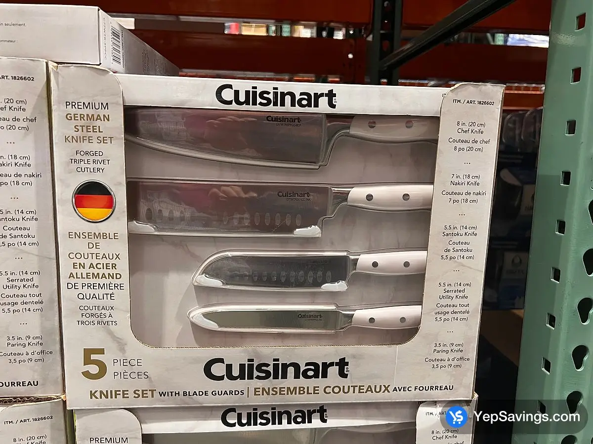 Costco CUISINART KNIFE SET 5 PIECES - Canada (ITM 1826602)