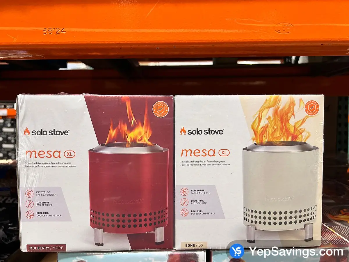 SOLO STOVE MESA XL TABLETOP FIRE PIT 2 - PACK ITM 1765120 at Costco