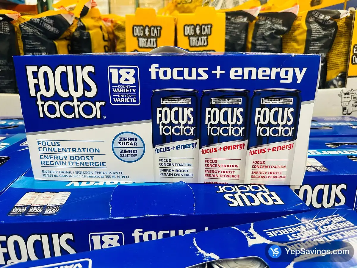 FOCUS FACTOR ENERGY DRINK 18 x 355 mL ITM 1801667 at Costco