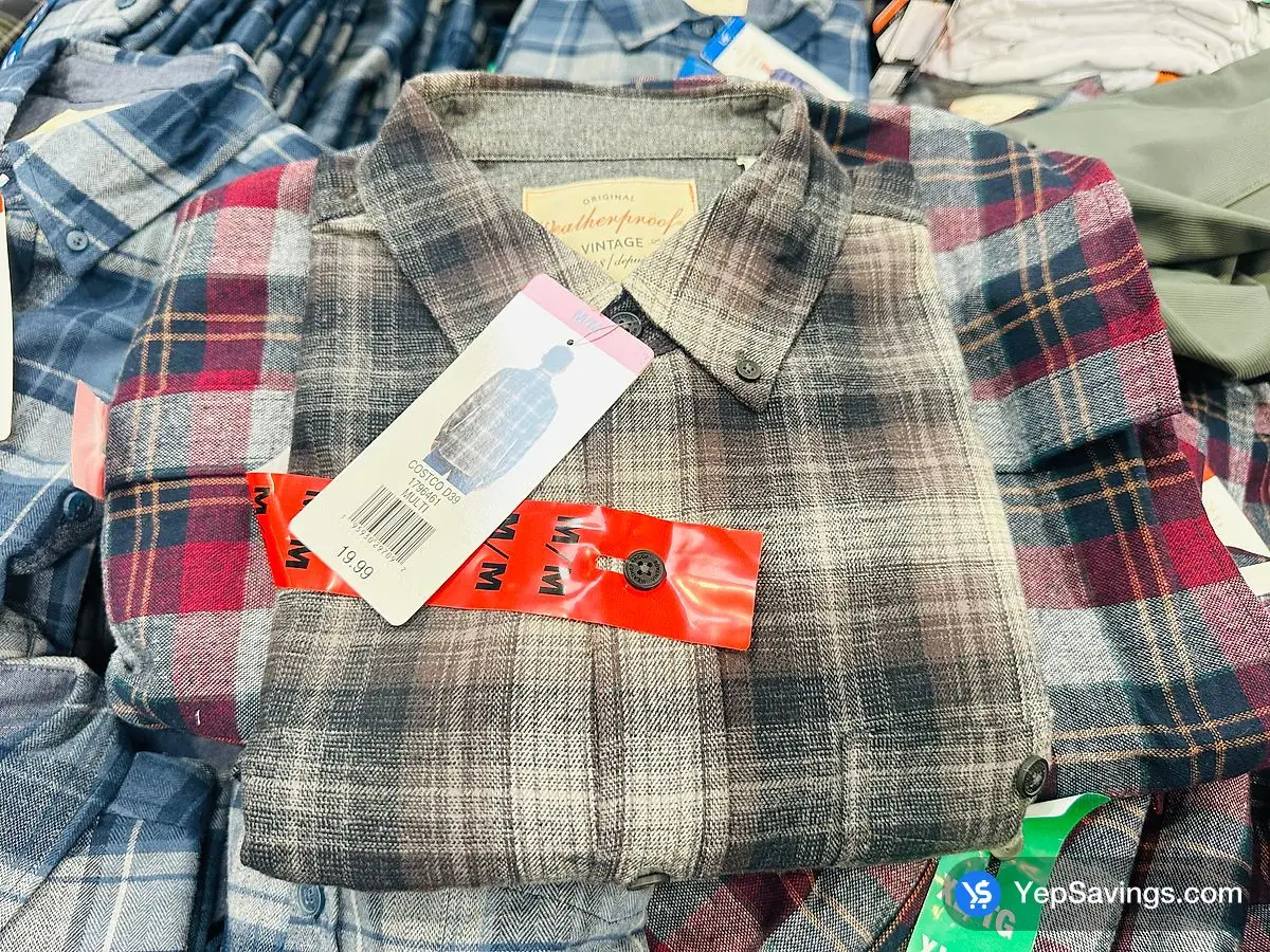 Costco WEATHERPROOF E FLANNEL SHIRT + MENS SIZES S - XXL - Canada (ITM 1796460)