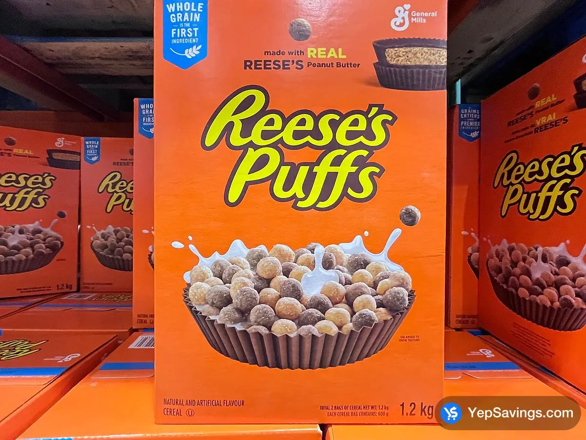 Costco GENERAL MILLS REESE'S PUFFS CEREAL 1.2 kg - Canada (ITM 1858226)