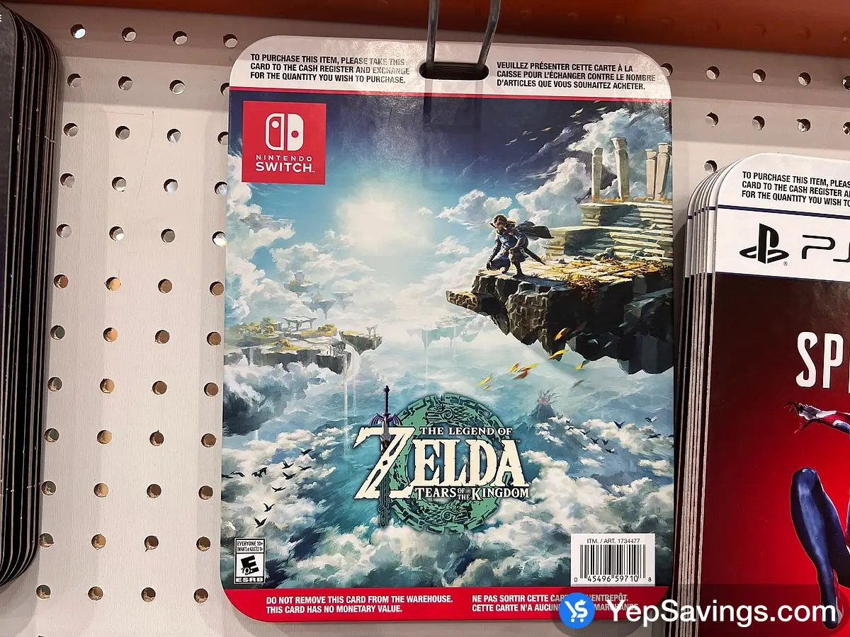 Costco NINTENDO SWITCH LEGEND OF ZELDA TEARS OF THE KINGDOM - Canada (ITM 1734477)