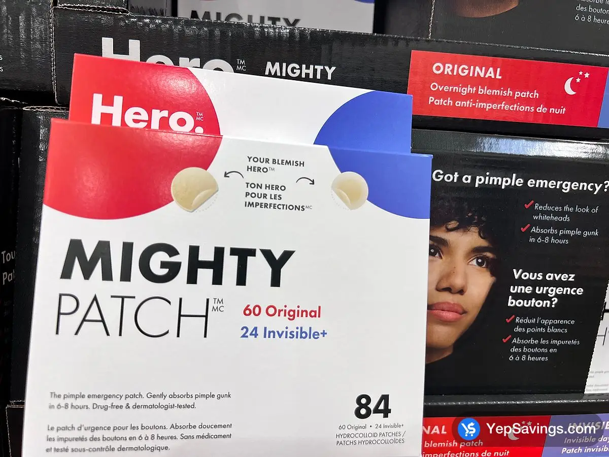 Costco HERO MIGHTY ACNE PATCH 60 + 24 CT - Canada (ITM 1828317)