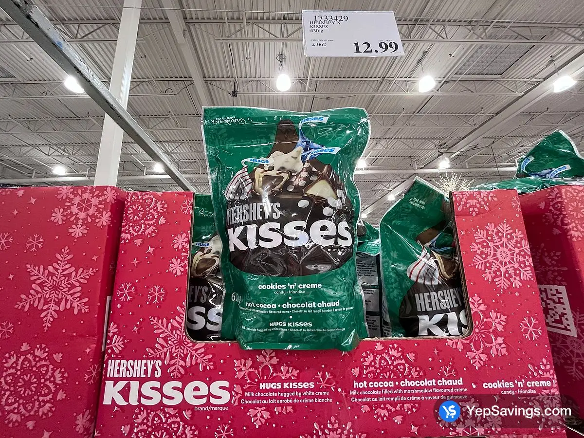 Costco HERSHEY HOLIDAY KISSES 630g - Canada (ITM 1733429)