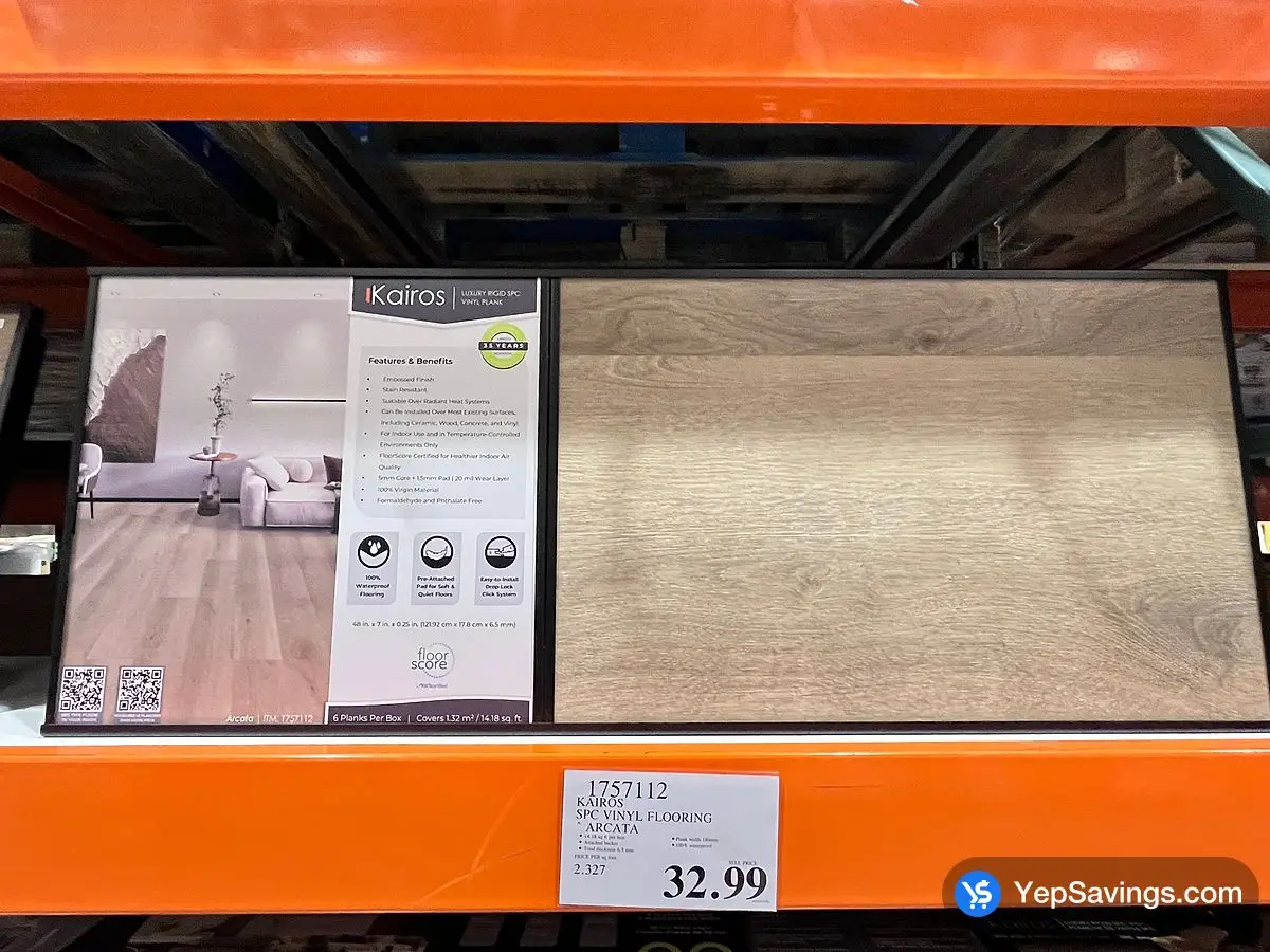 Costco KAIROS SPC VINYL FLOORING ARCATA - Canada (ITM 1757112)