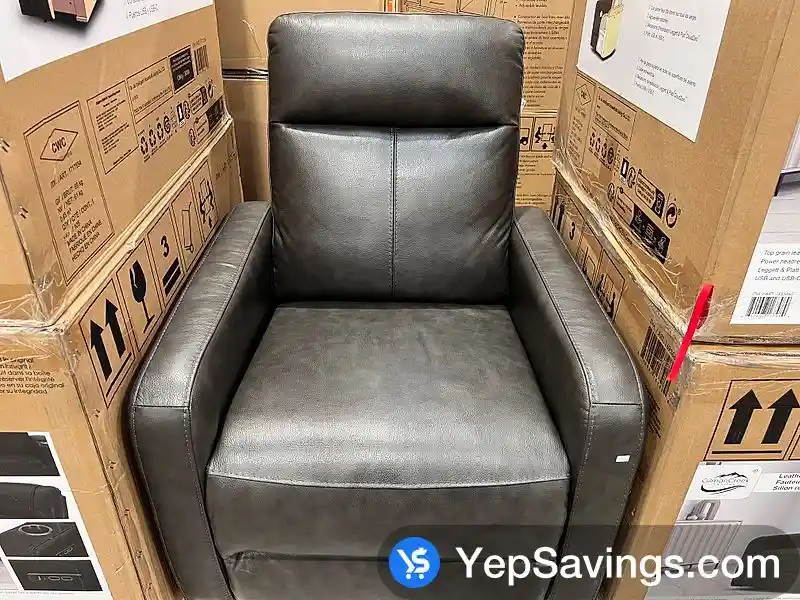 LEATHER POWER RECLINER