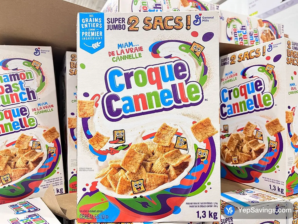 Costco GENERAL MILLS CINNAMON TOAST CRUNCH 1.3 kg - Canada (ITM 453777)