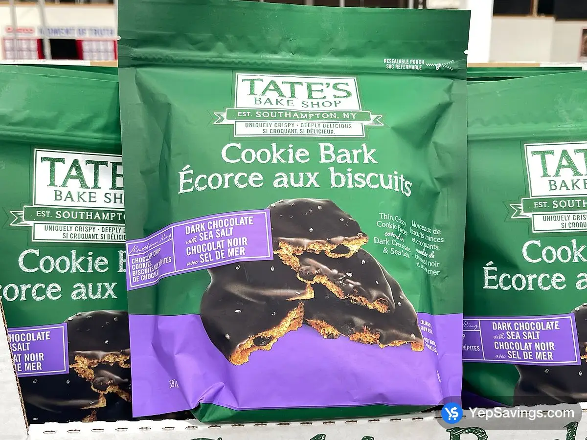 Costco TATE'S BAKE SHOP COOKIE BARK 397 g - Canada (ITM 1805136)