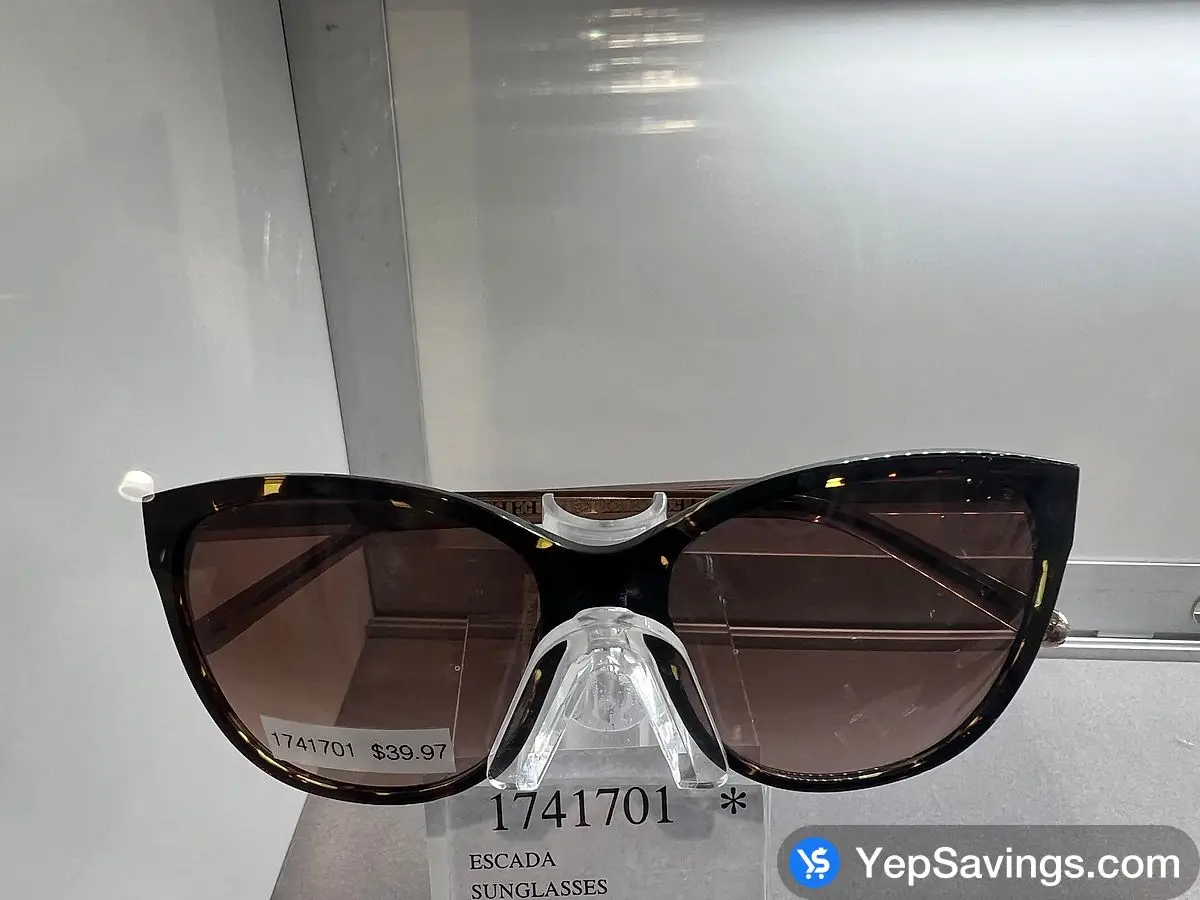 Costco ESCADA SUNGLASSES BLACK - TORTOISE - Canada (ITM 1741701)