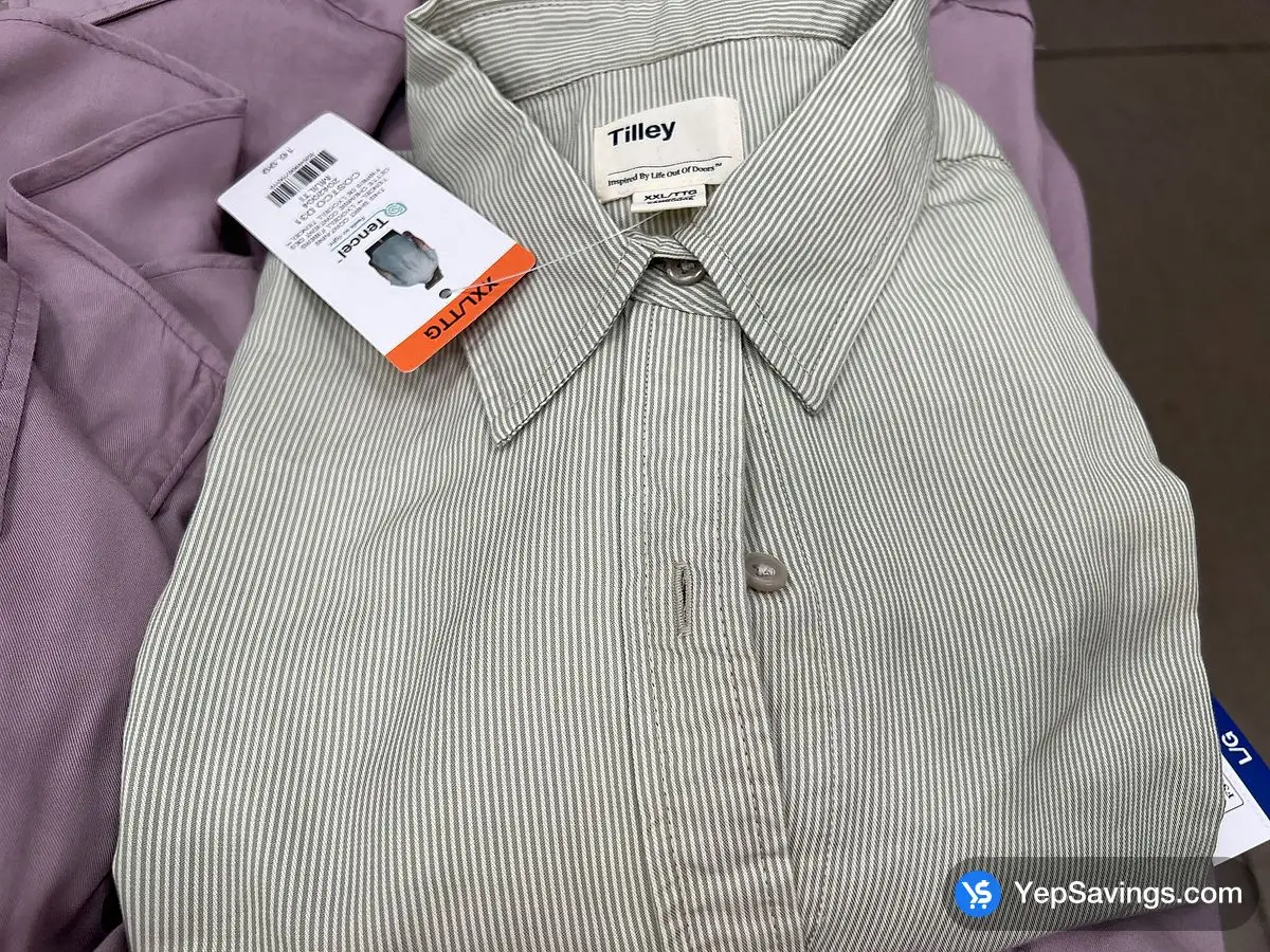TILLEY SHORT SLEEVE BLOUSE + LADIES SIZES S - XXL ITM 2042000 at Costco