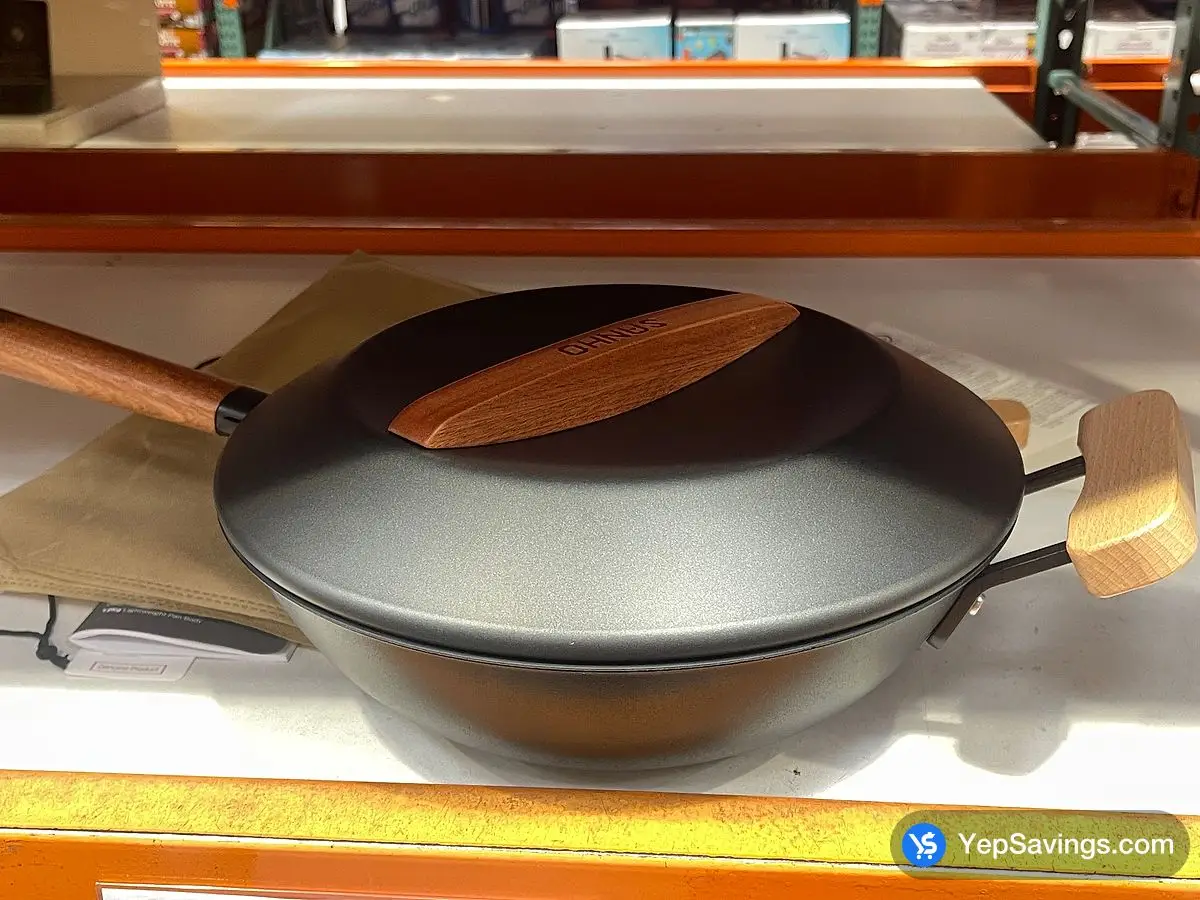 Costco SANHO IRON WOK 32 CM ( 12.6 IN . ) - Canada (ITM 8511974)