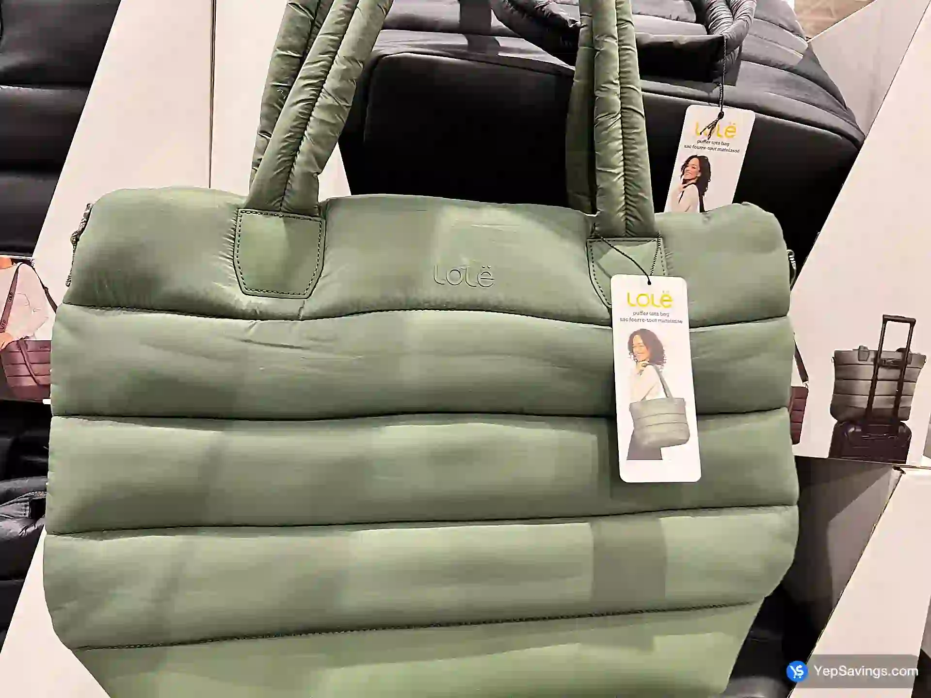 Costco LOLË PUFFER TOTE BAG ONE SIZE - Canada (ITM 2823771)