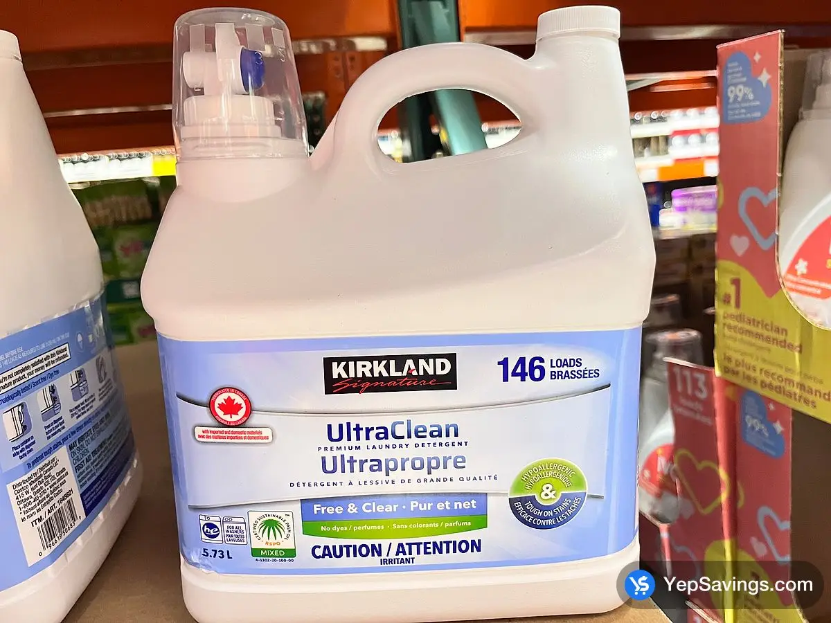 Costco KIRKLAND SIGNATURE FREE AND CLEAR HE 5.99L 133 WASHLOADS - Canada (ITM 1845621)