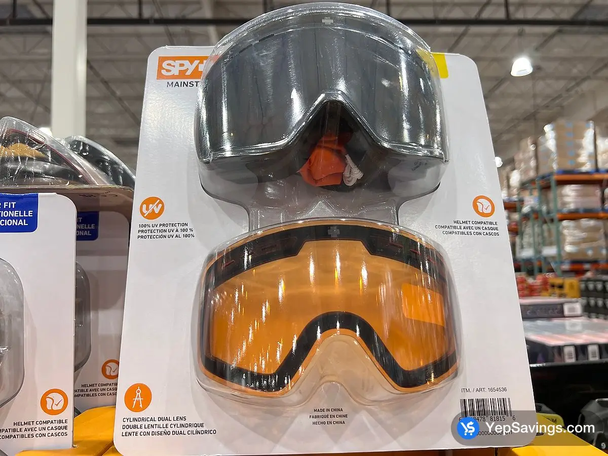Costco SPY SNOW GOGGLES SMALL & REGULAR FIT - Canada (ITM 1654536)